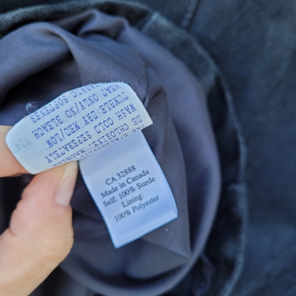 Vintage Suede Jacket Boyfriend Fit - Picture 10 of 10